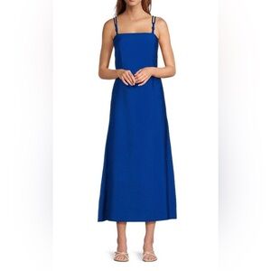 Antonio Melani Isabella Square Neck Sleeveless Midi Dress Size 2